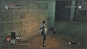 Idziemy w dół zbocza, po którym kule się stoczyły i zbieramy przedmioty (oraz wykańczamy niedobitków) - Demons Souls: Boletarian Palace (3) - solucja, opis przejścia - Demons Souls - poradnik do gry