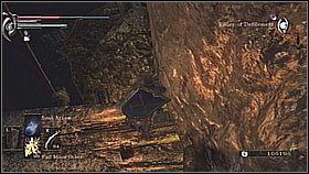 Teraz możemy rozwalić gniazdo - uderzamy je mieczem lub lepiej wystrzelamy do niego kilka strzał - Demons Souls: Leechmonger Archstone (1) - solucja, opis przejścia - Demons Souls - poradnik do gry