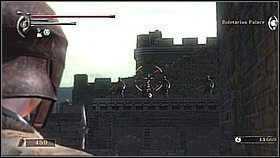 Jeśli wejdziemy w drugą odnogę po prawej (na końcu której jest przedmiot) musimy uważać, bo tuż za naszymi plecami pojawi się zabójca - Demons Souls: Tower Knight Archstone (1) - solucja, opis przejścia - Demons Souls - poradnik do gry