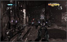 Kontynuuj wzdłuż kolejnego tunelu [1], w którym czekają na ciebie kolejni przeciwnicy [2] - - Część 2 - Przewaga w wojnie (1) - Opis przejścia - Transformers: Wojna o Cybertron - poradnik do gry