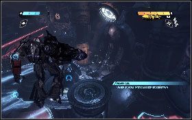 Po walce przejdź na drugą stronę mostu i skorzystaj z energii czarnego energonu, aby zniszczyć wrota [1], blokujące przejście - - Część 3 - Zniszczenie Iacon (1) - Opis przejścia - Transformers: Wojna o Cybertron - poradnik do gry