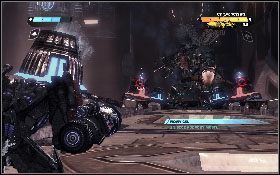 Rusz przed siebie i kontynuuj aż dotrzesz do mostu [1], na który zeskocz - - Część 4 - Śmierć nadziei (1) - Opis przejścia - Transformers: Wojna o Cybertron - poradnik do gry