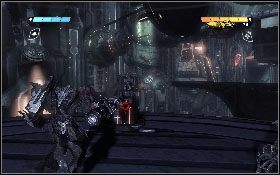 W czasie jazdy w górę zostaniecie dogonieni przez Omegę Supreme [1] - - Część 4 - Śmierć nadziei (1) - Opis przejścia - Transformers: Wojna o Cybertron - poradnik do gry