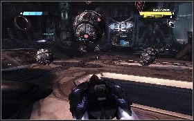 Idąc dalej trafisz do czegoś w rodzaju toru przeszkód [1], przez który najszybciej przejechać w postaci maszyny - - Część 4 - Śmierć nadziei (2) - Opis przejścia - Transformers: Wojna o Cybertron - poradnik do gry