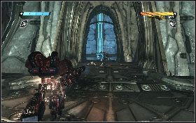 Po uporaniu się z nimi z przejścia na drugim końcu pomieszczenia zaczną wybiegać kolejni rywale [1] - - Część 6 - Obrona Iacon (3) - Opis przejścia - Transformers: Wojna o Cybertron - poradnik do gry