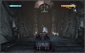 Wejdź do windy [1] i kiedy ta dostarczy cię do tunelu, rusz przed siebie [2] - - Część 6 - Obrona Iacon (3) - Opis przejścia - Transformers: Wojna o Cybertron - poradnik do gry