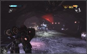 Tutaj czeka cię kolejna potyczka z pająkami [1] oraz niewidzialnymi rywalami [2] - - Część 7 - Ucieczka z więzienia Kaon (2) - Opis przejścia - Transformers: Wojna o Cybertron - poradnik do gry