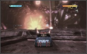 Po opuszczeniu pojazdu rozpraw się ze stojącymi na podwyższeniach rywalami [1] - - Część 7 - Ucieczka z więzienia Kaon (3) - Opis przejścia - Transformers: Wojna o Cybertron - poradnik do gry