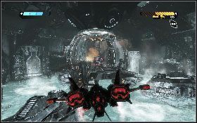 Następnie zrównaj z ziemią drugą baterią, znajdującą się z lewej strony [1] - - Część 9 - Atak powietrzny (2) - Opis przejścia - Transformers: Wojna o Cybertron - poradnik do gry