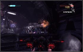 Identycznie postąp z drugim niszczyciel, stojącym po drugiej stronie sali - - Część 9 - Atak powietrzny (3) - Opis przejścia - Transformers: Wojna o Cybertron - poradnik do gry