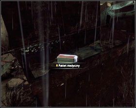 Następny pojemnik z tą cenną substancją znajdziemy w ślepym zaułku po prawej stronie [1] - - Dzielnica Robotnicza (2) | Opis przejścia Singularity - Singularity - poradnik do gry