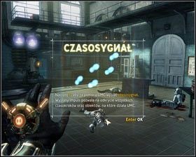 Podnosimy go, schodzimy na dół, a następnie używamy UMC na czasoszczelinie [1] - - Katakumby | Opis przejścia Singularity - Singularity - poradnik do gry