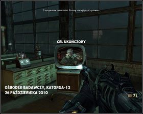 Po wejściu na górę podnosimy pobliski pakiet medyczny , a następnie używamy UMC na czasoszczelinie [1] i wracamy do teraźniejszości - - Ośrodek badawczy 1950 (2) | Opis przejścia Singularity - Singularity - poradnik do gry