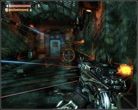 Kolejne drzwi zaprowadzą nas do korytarza, na którym będziemy świadkami krótkiej scenki [1] - - Ośrodek badawczy 2010 (3) | Opis przejścia Singularity - Singularity - poradnik do gry