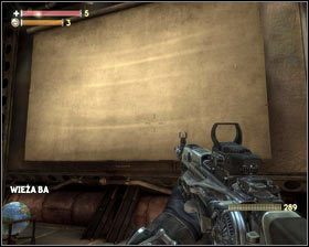 Spotkamy się tam z doktorem Barisowem [1], który pokaże nam co stało się po tym jak uratowaliśmy Demichewa z płonącego budynku [2] - - Ośrodek badawczy 2010 (5) | Opis przejścia Singularity - Singularity - poradnik do gry