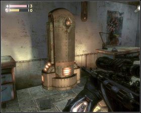 Wchodzimy do niego przez mijane wcześniej pomieszczenie z dziurą - - Magazyny (2) | Opis przejścia Singularity - Singularity - poradnik do gry