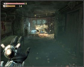 Na końcu tunelu zbieramy kolejne E99 [1], wraz z leżącymi obok nabojami - - Kompleks przetwórczy (1) | Opis przejścia Singularity - Singularity - poradnik do gry