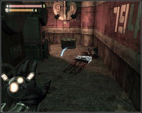 Po walce schodzimy na dół i używamy mechanizmu otwierającego bramę [1] - - Kompleks przetwórczy (1) | Opis przejścia Singularity - Singularity - poradnik do gry