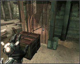 Stoi tam mechanizm [1], przy pomocy którego pozbywamy się nadmiaru płynu - - Kompleks przetwórczy (3) | Opis przejścia Singularity - Singularity - poradnik do gry