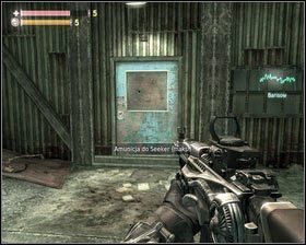 Jeżeli zabraknie nam amunicji lub życia, uzupełniamy je w pobliskich wieżyczkach [1] - - Kompleks przetwórczy (4) | Opis przejścia Singularity - Singularity - poradnik do gry