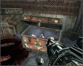 Kilka kroków za nią dotrzemy do pomieszczenia z maską gazową [1] - - Kompleks przetwórczy (4) | Opis przejścia Singularity - Singularity - poradnik do gry