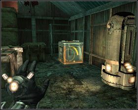 Podnosimy wszystkie przedmioty [1], a następnie odmładzamy stojące niedaleko pudło [2] - - Strażnica (1) | Opis przejścia Singularity - Singularity - poradnik do gry