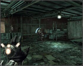 Dzięki niemu będziemy mogli wejść do kanału wentylacyjnego [1], który zaprowadzi nas do wypełnionej żołnierzami sali [2] - - Strażnica (1) | Opis przejścia Singularity - Singularity - poradnik do gry