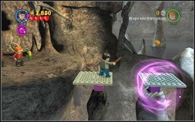 Skieruj się w prawo, po drodze użyj zaklęcia (LS ) na diabelskich sidłach #1 - Hogsmeade | Opis przejścia - Rok 3 | LEGO Harry Potter Lata 1-4 - LEGO Harry Potter Lata 1-4 - poradnik do gry