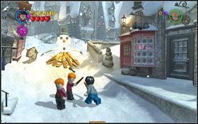 Czarodziej pozostawi po sobie pochodnię, użyj jej (WL ) na zamarzniętym śniegu #1 - Hogsmeade | Opis przejścia - Rok 3 | LEGO Harry Potter Lata 1-4 - LEGO Harry Potter Lata 1-4 - poradnik do gry