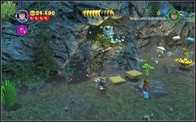 Wokół kotła znajdziesz również trzy czarne kamienie - potraktuj każdy magią, w końcu spod jednego wyrośnie roślina z kolejnym składnikiem #1 - Wrzeszcząca chata | Opis przejścia - Rok 3 | LEGO Harry Potter Lata 1-4 - LEGO Harry Potter Lata 1-4 - poradnik do gry