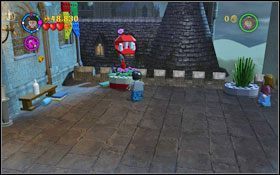 Ściągnij kocioł z posągu po prawej stronie #1 - Mroczna Wieża | Opis przejścia - Rok 3 | LEGO Harry Potter Lata 1-4 - LEGO Harry Potter Lata 1-4 - poradnik do gry