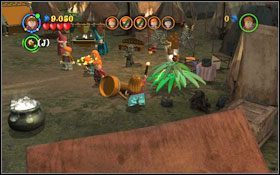 Po prawej znajdziesz pajęczynę - użyj również na niej magii, a spadnie pająk #1 - Puchar świata w quidditchu | Opis przejścia - Rok 4 | LEGO Harry Potter Lata 1-4 - LEGO Harry Potter Lata 1-4 - poradnik do gry