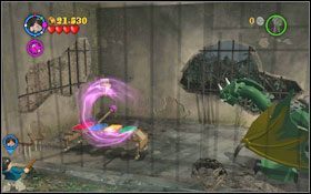 Zaklęciem (LS ) odpędź diabelskie sidła, po czym użyj magii na liściach - skompletuj grzybka (WL ) #1 - Smoki | Opis przejścia - Rok 4 | LEGO Harry Potter Lata 1-4 - LEGO Harry Potter Lata 1-4 - poradnik do gry