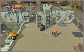 Wskocz na platformę i w szafie ubierz nauszniki #1 - Poziom dodatkowy 3 | Skrytka Gringotta | LEGO Harry Potter Lata 1-4 - LEGO Harry Potter Lata 1-4 - poradnik do gry