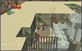 Przełącz się na Rona i przeskocz przez platformę #1 do szafy, gdzie ubierzesz nauszniki - Poziom dodatkowy 7 | Skrytka Gringotta | LEGO Harry Potter Lata 1-4 - LEGO Harry Potter Lata 1-4 - poradnik do gry