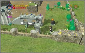 Następnie przemieść (WL ) dwie platformy na prawo, by móc przejść dalej #1 - Poziom dodatkowy 8 | Skrytka Gringotta | LEGO Harry Potter Lata 1-4 - LEGO Harry Potter Lata 1-4 - poradnik do gry