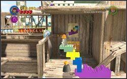 Revenclaw (niebieski): Gdy będziesz musiał ułożyć klocki aby przedostać się dalej, ustaw je w druga stronę, tak byś mógł dostać i doskoczyć do drugiej części herbu - Pechowa miotła | Bonusy - Rok 1 | LEGO Harry Potter Lata 1-4 - LEGO Harry Potter Lata 1-4 - poradnik do gry