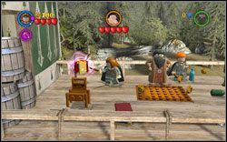 Hufflepuff (żółty): Użyj zaklęcia (WL ) na czterech masztach - dwa są na początku, dwa nieco później podczas kolejnego spotkania ze Zgredkiem na drugiej platformie - Plan Zgredka | Bonusy - Rok 2 | LEGO Harry Potter Lata 1-4 - LEGO Harry Potter Lata 1-4 - poradnik do gry