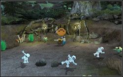 Gryffindor (czerwony): Po złożeniu gramofonu podnieś dwie czarne płyty winylowe - jedna znajdziesz tuż obok po lewej, drugą znajdziesz w dziurze, którą musisz wykopać - w miejscu gdzie znajdowały się żaby - Pocałunek Dementora | Bonusy - Rok 3 | LEGO Harry Potter Lata 1-4 - LEGO Harry Potter Lata 1-4 - poradnik do gry