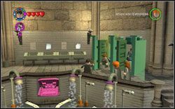 Otwórz lewą kabinę toalety - 5. Łazienka chłopców | Bonusy - Hogwart | LEGO Harry Potter Lata 1-4 - LEGO Harry Potter Lata 1-4 - poradnik do gry