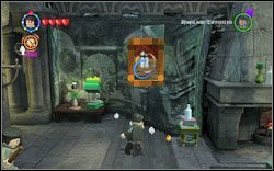 Chłopiec ze Slytherinu: Użyj magii na obrazie tuż przy wejściu, a następnie zniszcz bagaż, który się pojawił obok kanapy - 13. Pokój wspólny Slytherinu | Bonusy - Hogwart | LEGO Harry Potter Lata 1-4 - LEGO Harry Potter Lata 1-4 - poradnik do gry