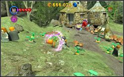 Percy Weasley: wyciągnij z ziemi cztery marchewki używając (WL ) - 24. Chata Hagrida | Bonusy - Hogwart | LEGO Harry Potter Lata 1-4 - LEGO Harry Potter Lata 1-4 - poradnik do gry