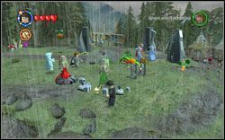 Cedrik (zadanie z jeziorem): Po zdobyciu powyższego sztona powróć później do lokacji, ponownie znajdziesz rakietę, tyle, że z kłódką - pozbądź się jej zaklęciem (RD ) - 24. Chata Hagrida | Bonusy - Hogwart | LEGO Harry Potter Lata 1-4 - LEGO Harry Potter Lata 1-4 - poradnik do gry