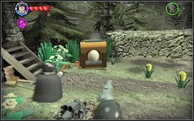 Przełącz się na Hagrida i pociągnij za łańcuch - 25. Ogród Hagrida | Bonusy - Hogwart | LEGO Harry Potter Lata 1-4 - LEGO Harry Potter Lata 1-4 - poradnik do gry