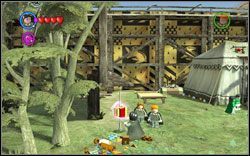 Katie Bell: Użyj zaklęcia (WL ) na pięciu zielonych masztach domu Gryffindoru - 26. Wejście na boisko Quidditch | Bonusy - Hogwart | LEGO Harry Potter Lata 1-4 - LEGO Harry Potter Lata 1-4 - poradnik do gry