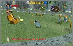 Zbierz oba sztony postaci, a pojawi się złoty klocek - 29. Boisko treningowe Quidditch | Bonusy - Hogwart | LEGO Harry Potter Lata 1-4 - LEGO Harry Potter Lata 1-4 - poradnik do gry