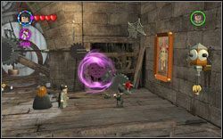 Podejdź do obrazu po prawej i użyj na nim magii - 33. Wieża zegarowa | Bonusy - Hogwart | LEGO Harry Potter Lata 1-4 - LEGO Harry Potter Lata 1-4 - poradnik do gry