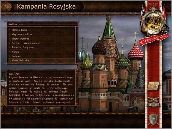 Jest to ostatnia z czterech kampanii - Okno do Europy | Kampania Rosyjska | Kozacy Europejskie Boje - Kozacy: Europejskie Boje - poradnik do gry
