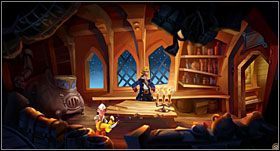 Na rufie jest otwarte okno (window), przez które dostaniesz się do kuchni - [Część 1 - The Largo Embargo] - cz.2 | Monkey Island 2 Special Edition - Monkey Island 2 Special Edition: LeChucks Revenge - poradnik do gry
