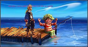Na nabrzeżu, na pomoście siedzi sobie wędkarz - [Część 2 - Four Map Pieces] - cz.2 | Monkey Island 2 Special Edition - Monkey Island 2 Special Edition: LeChucks Revenge - poradnik do gry